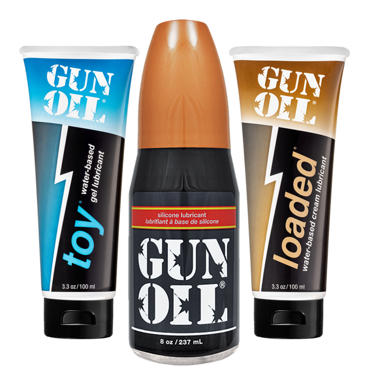 gun oil bundle long lasting toy silicone loaded