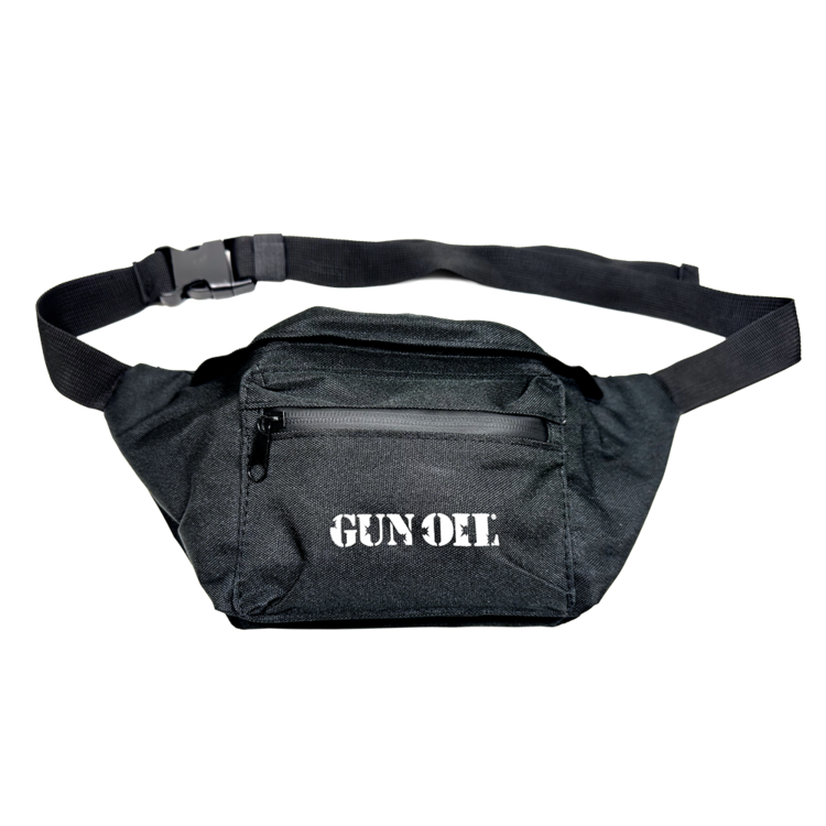 gun oil fanny pack black