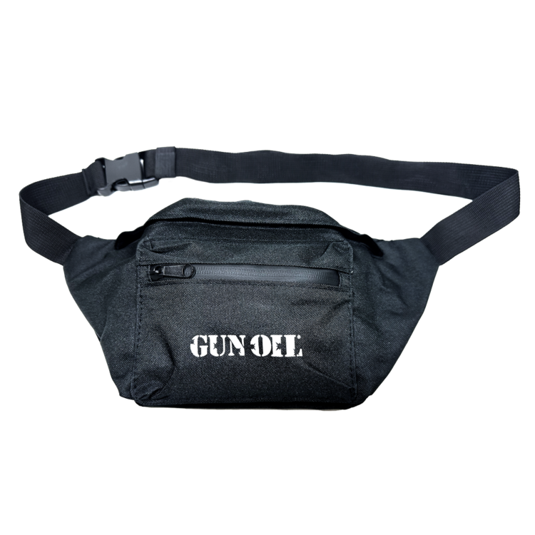 gun oil fanny pack black